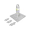 Frontline Commercial Roof Anchor, 12 in Length, 420 lbs Weigth Capacity, 5,000 lbs Tensile Strength RO12-CAL - alternate 1